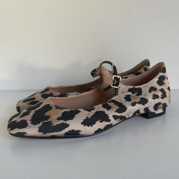 Cole Haan Shoes - Cole Haan 6B Bridge Mary Jane Flat Animal Print Tan Black NWOT